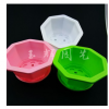 特價(jià)批發(fā)八角花盆塑料花盆 加厚型 耐用園藝花盆 帶托盤 多色可選