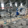 定制大型不銹鋼風(fēng)動(dòng)雕塑戶外園林雕塑城市地標(biāo)建筑廣場標(biāo)志性建筑
