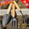 暉皇園林工具三件套裝大號(hào)小鐵鏟小鐵耙翻土種植家庭園藝松土鏟子